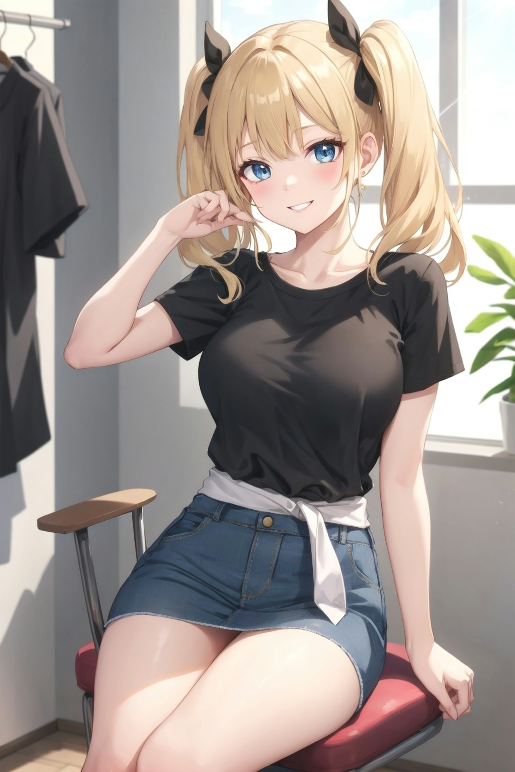 どの服が似合うかなぁ？