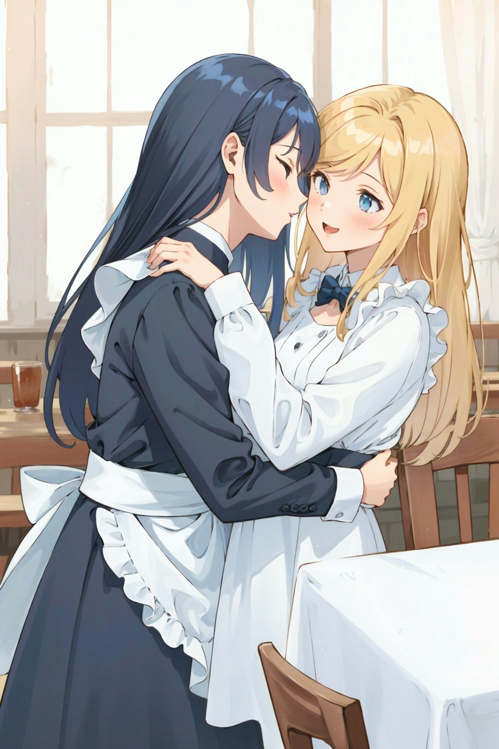 熱々百合ハグ