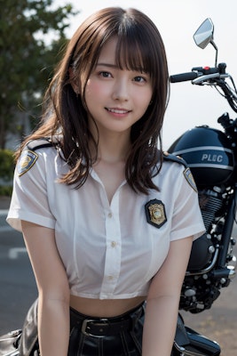 女性警察官 vol.4 バイク