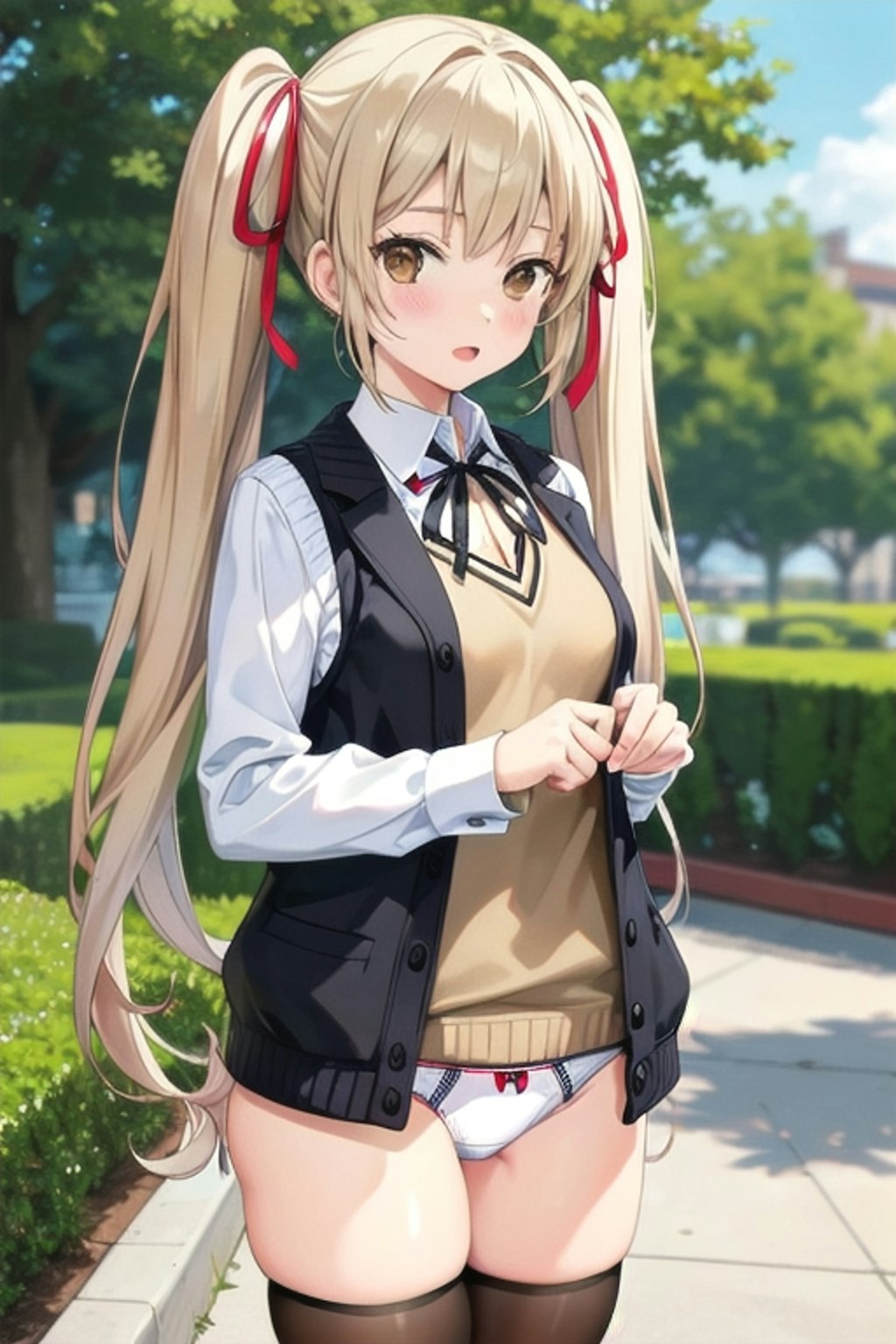 School twintails girl