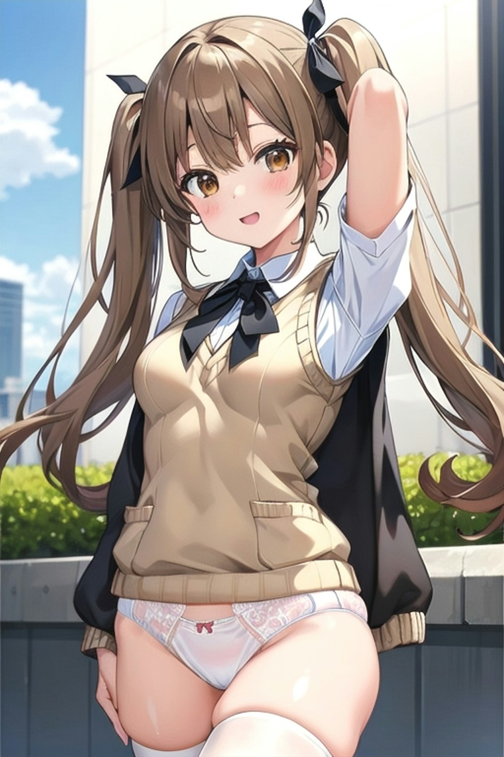 School twintails girl