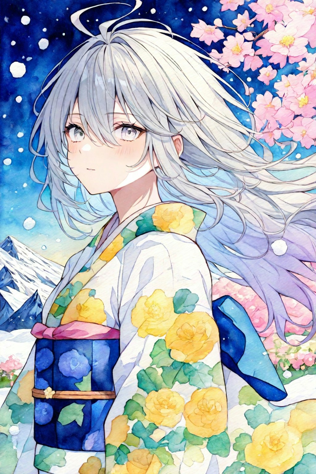 雪桜