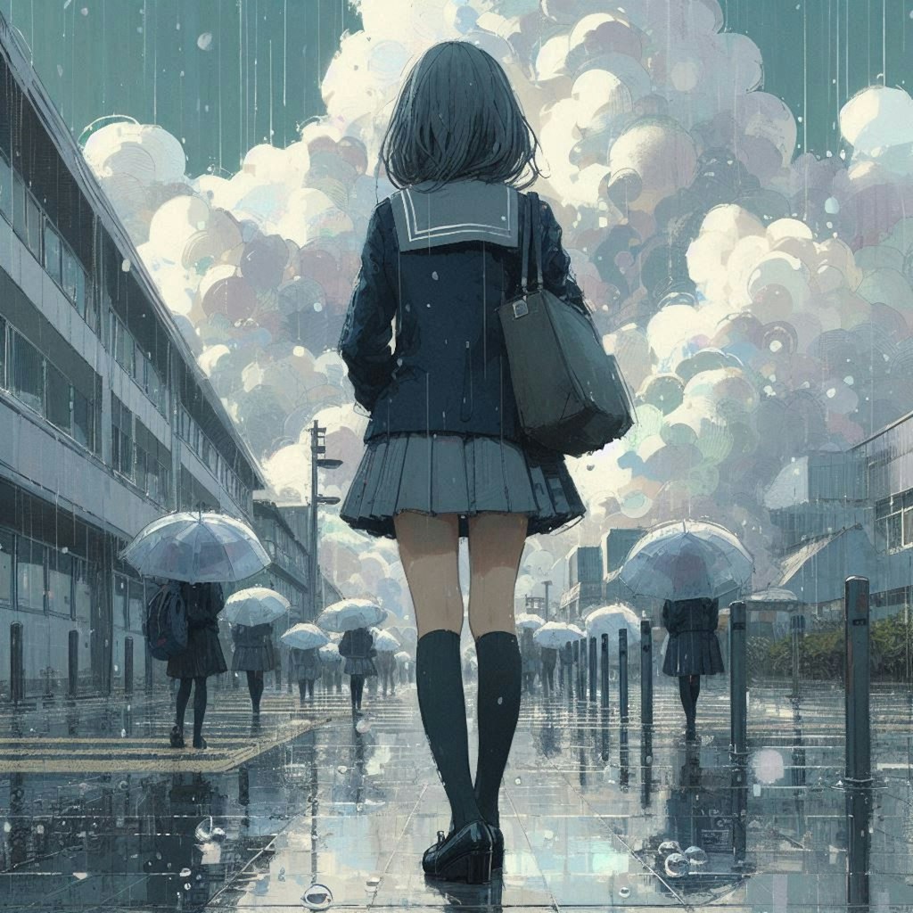 雨に濡れていた君に声をかけた 僕が忘れたら消えてしまう　夢のような記憶だ