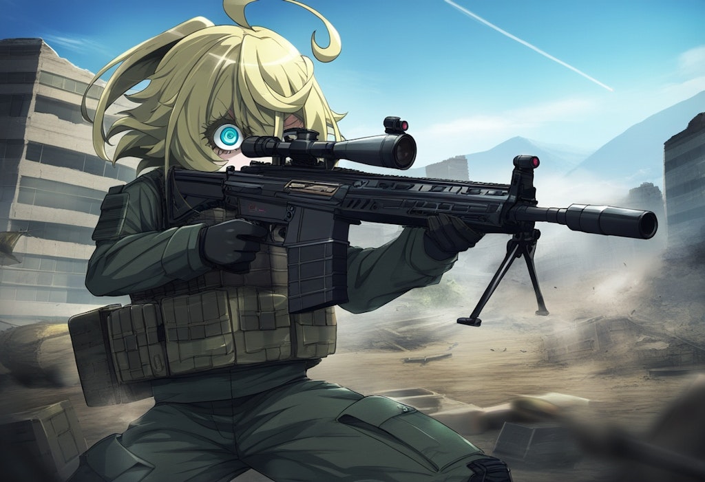 幼女戦記　ターニャ・デグレチャフ　戦闘中