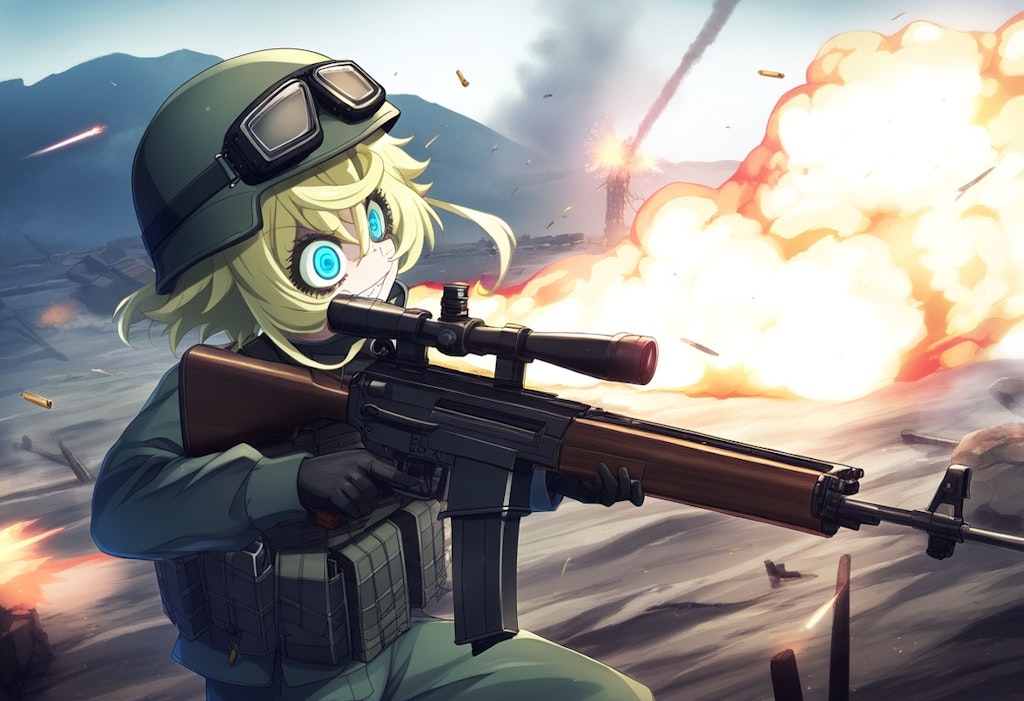 幼女戦記　ターニャ・デグレチャフ　戦闘中