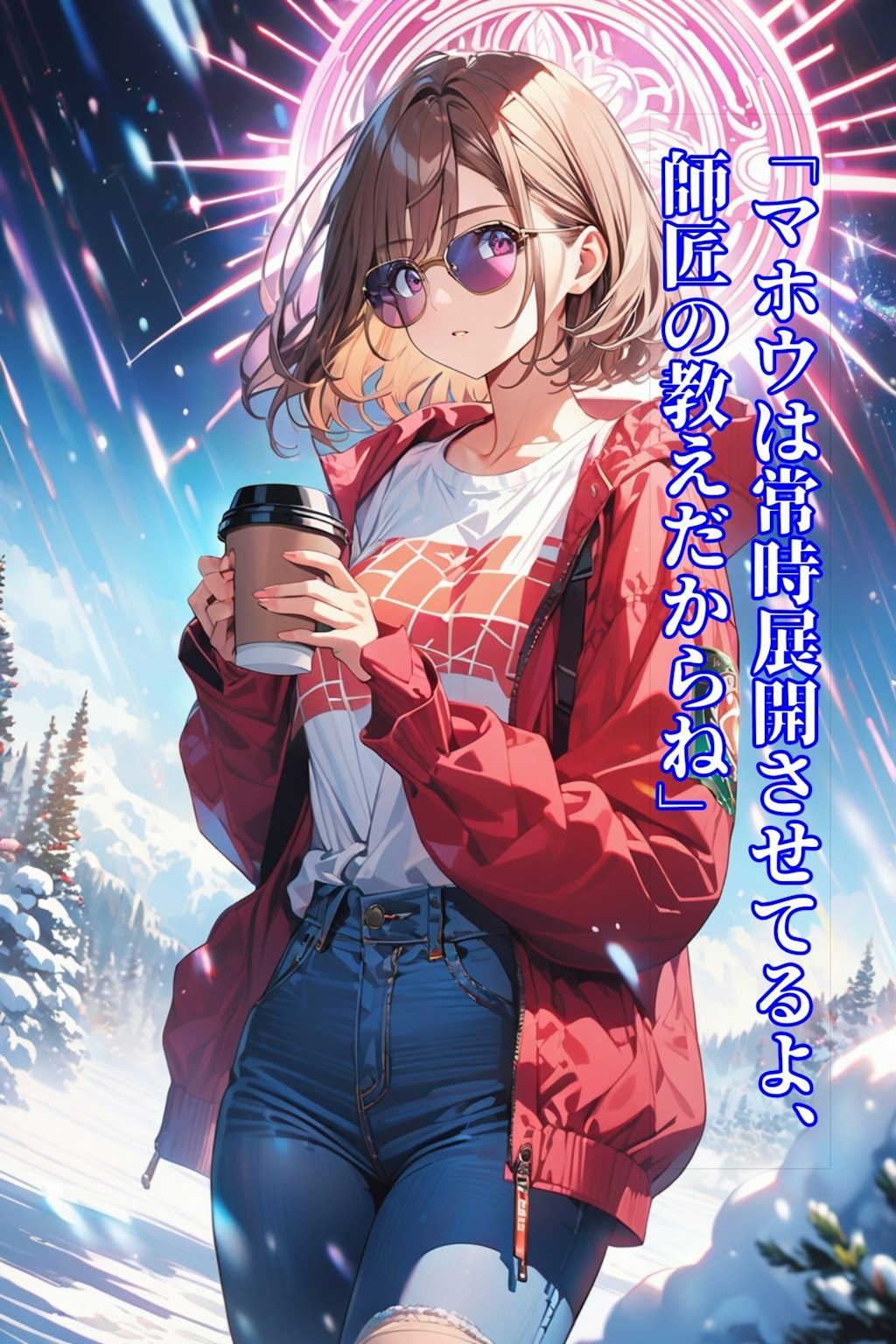 うちのAura『終雪のマホウ』【ニャンノ世界】