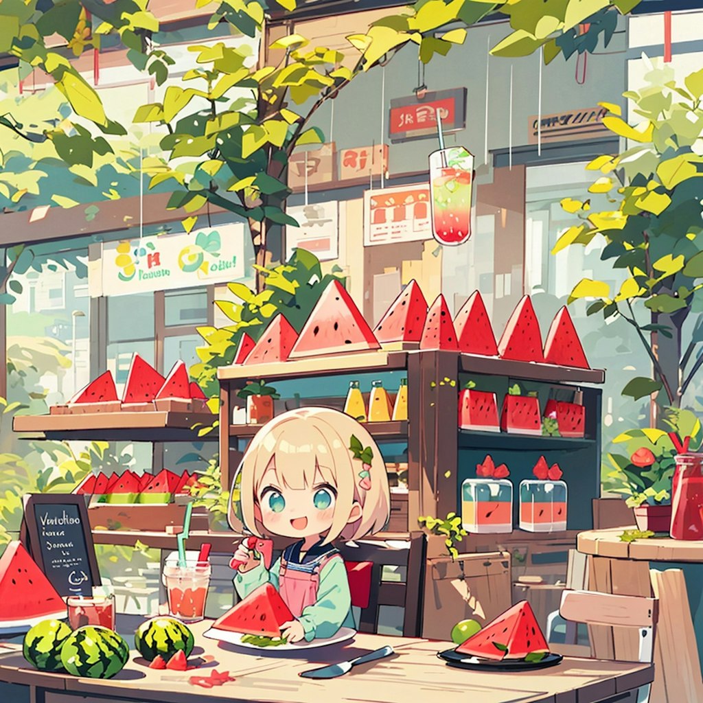 スイカカフェ