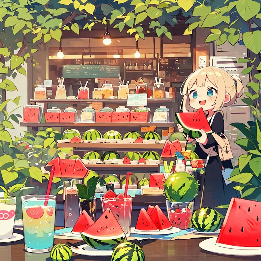 スイカカフェ