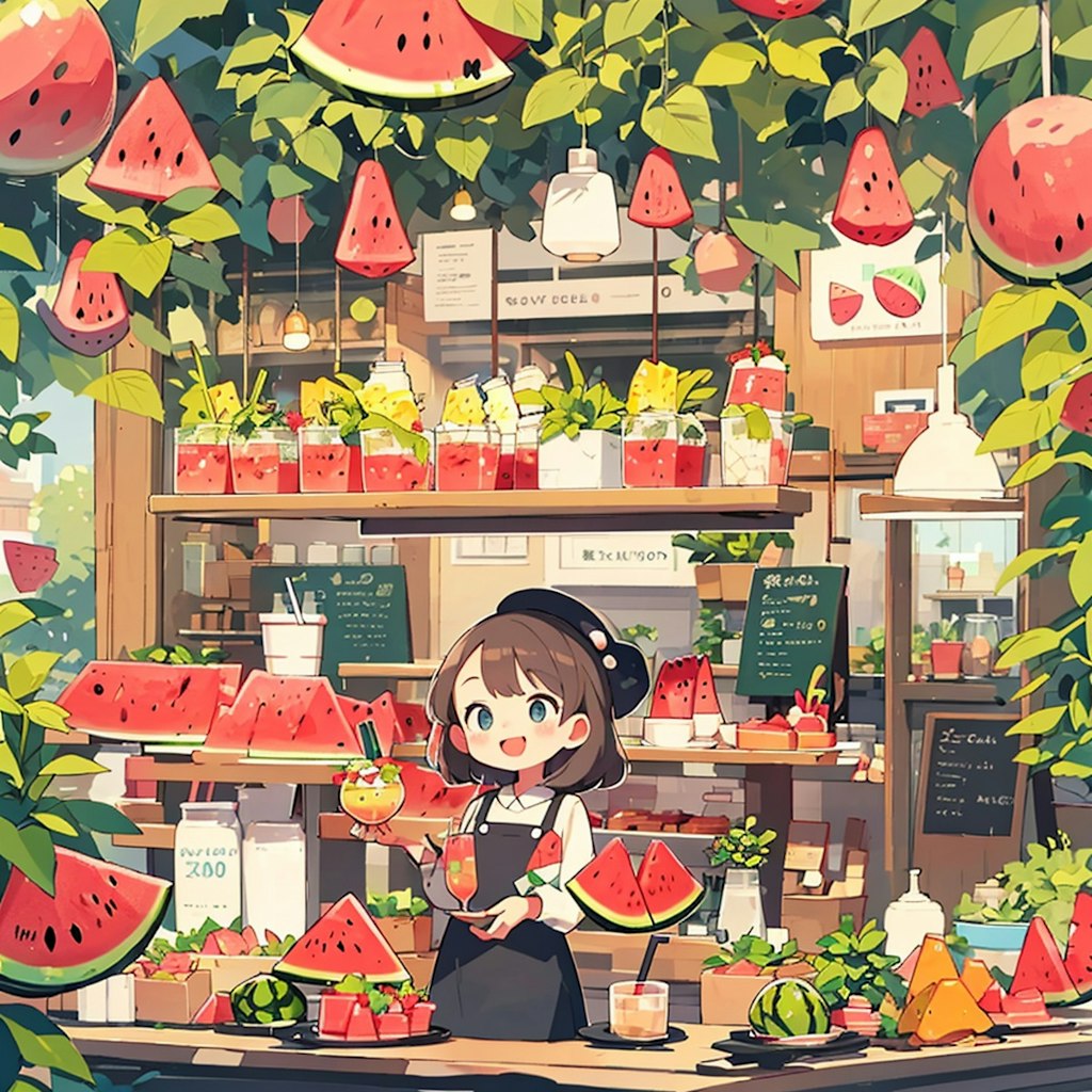 スイカカフェ