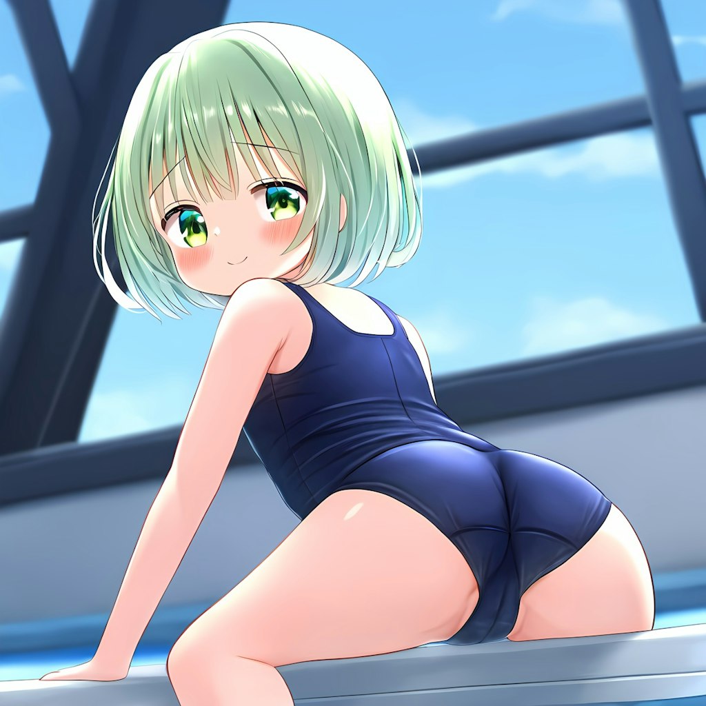 スク水少女とSEXができるプール