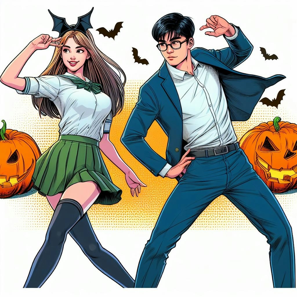 ハロウィン・パーティー（BingImageCreator）