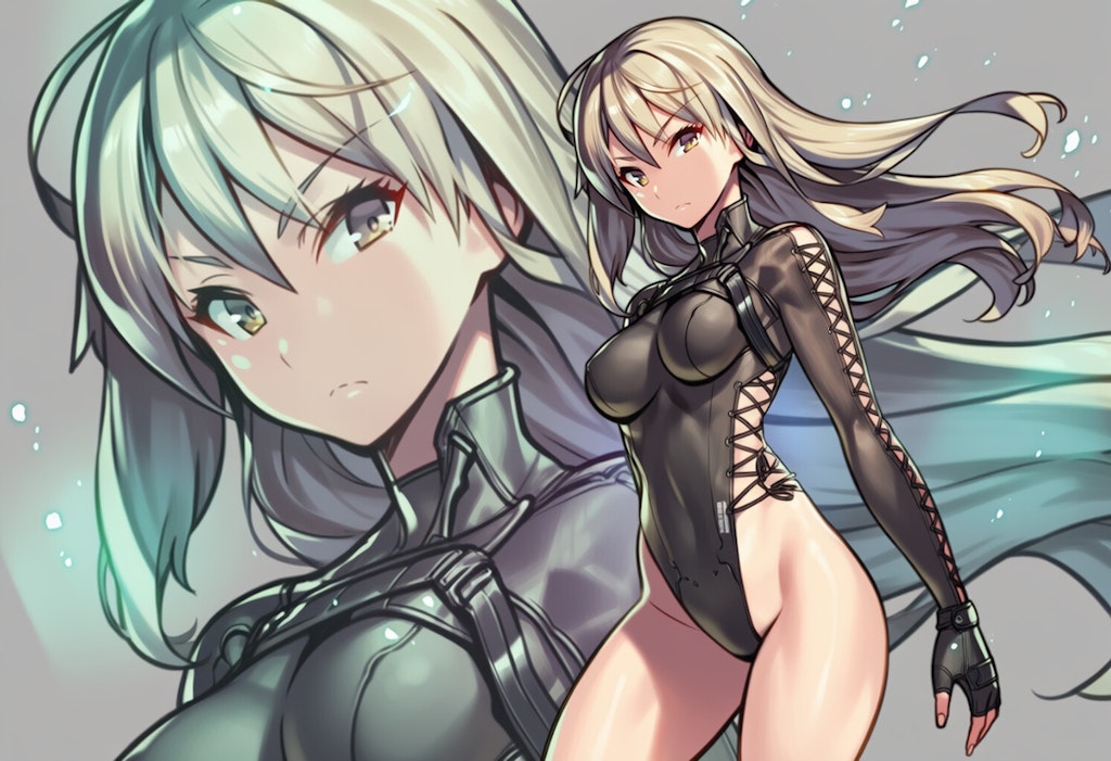 横編み