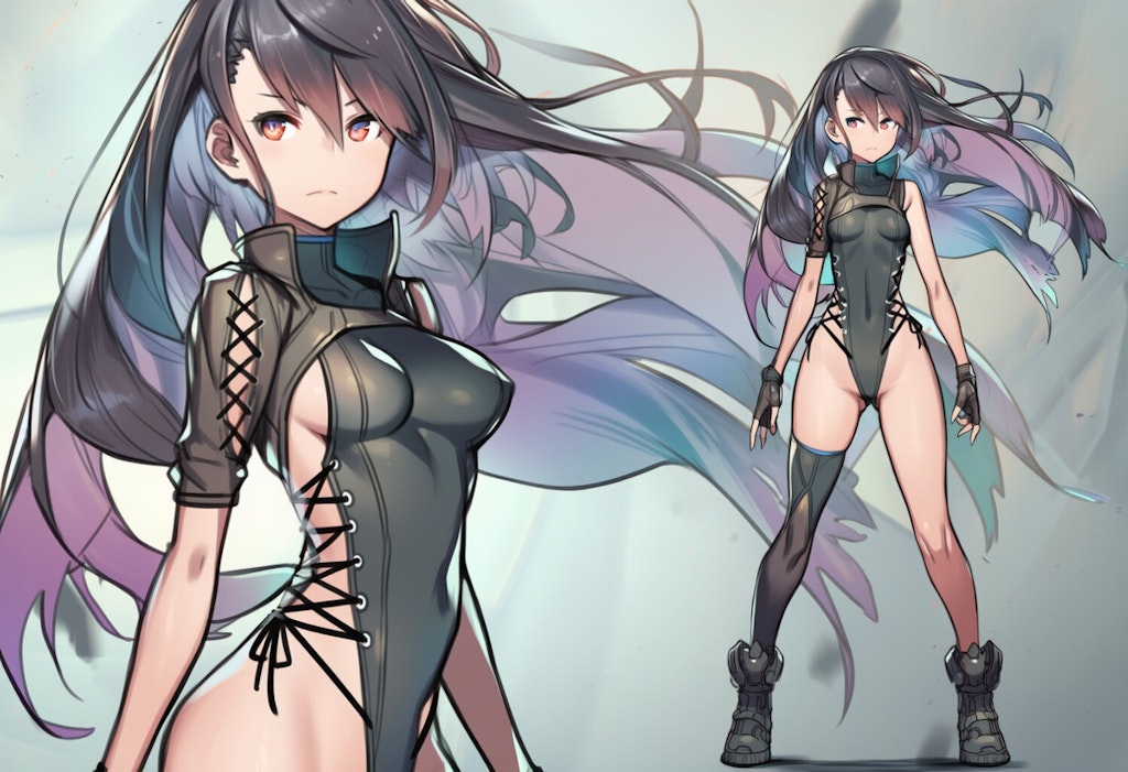 横編み