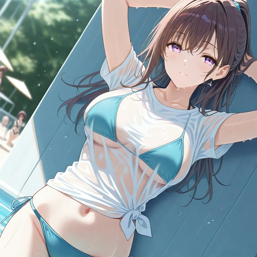 透けビキニ