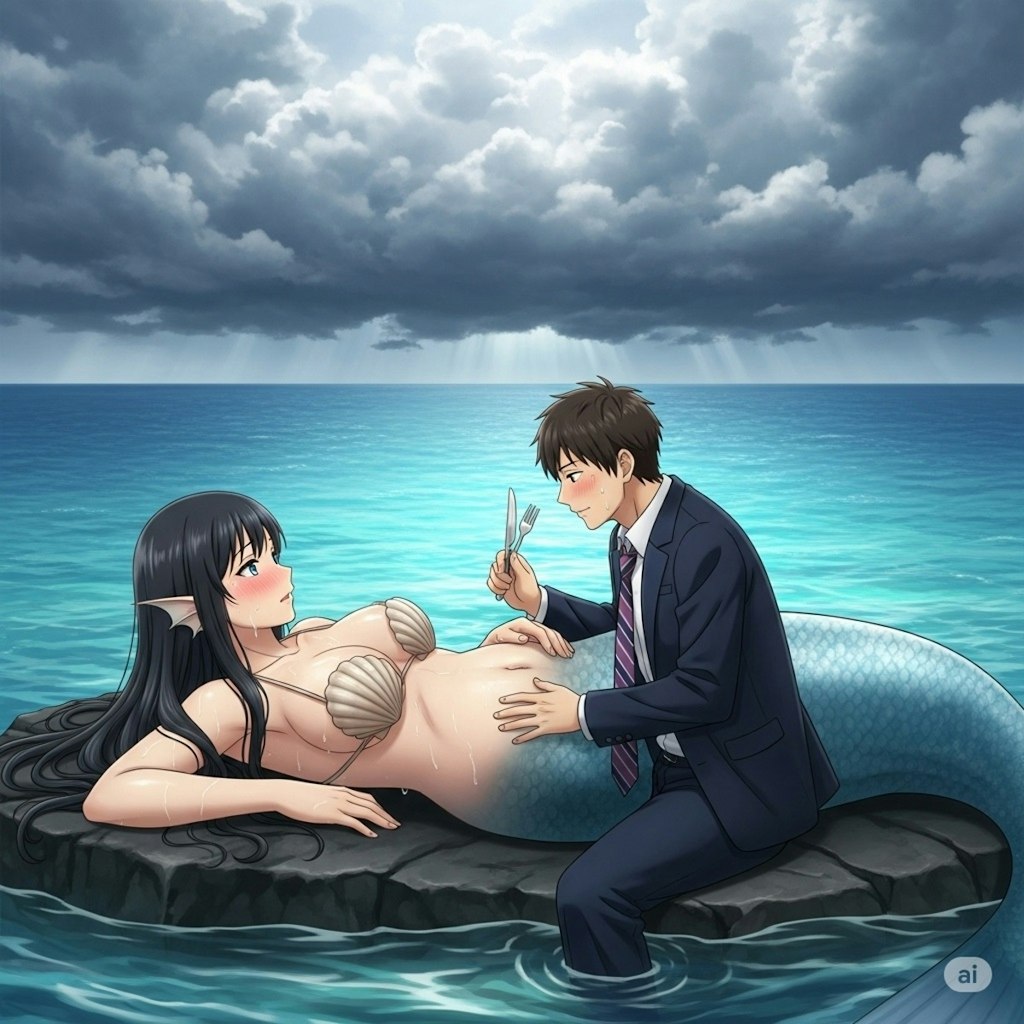 人魚の犠牲的な愛