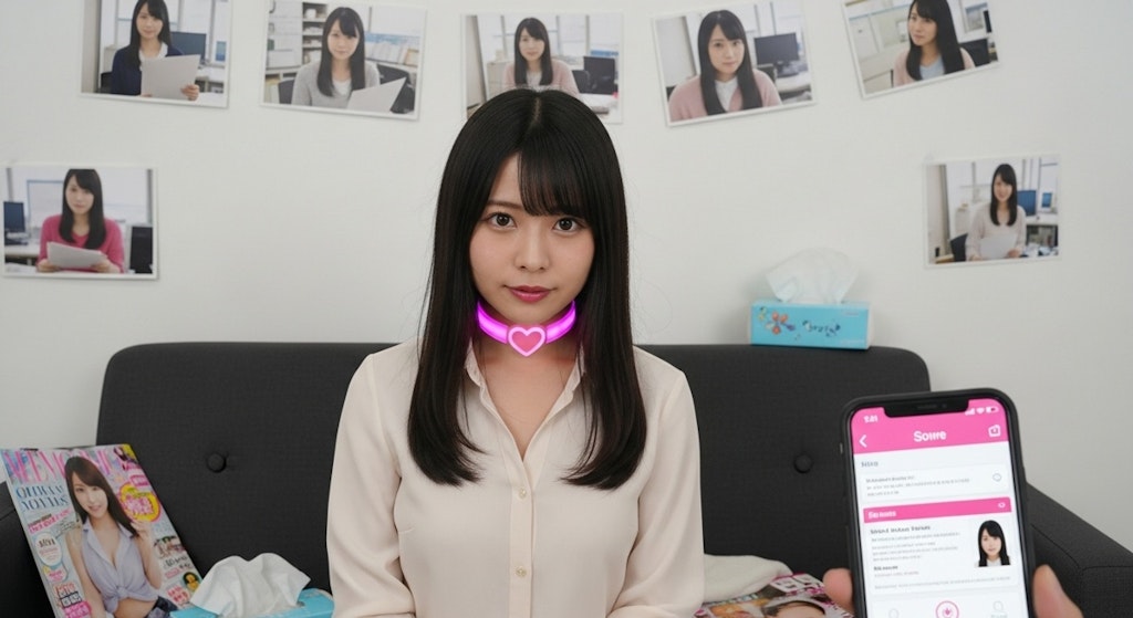 アプリを使って憧れの先輩を好き放題する