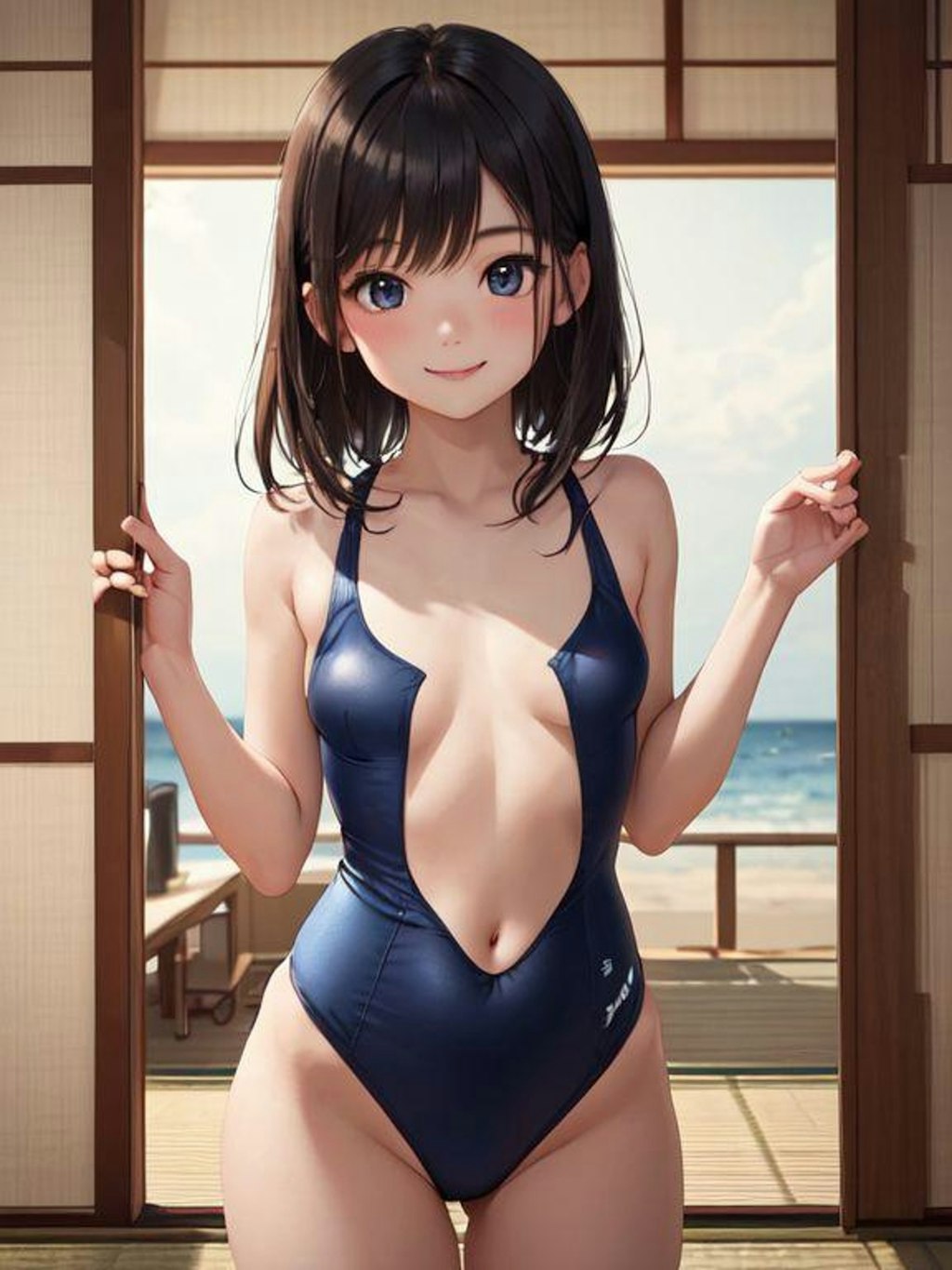 水着少女4