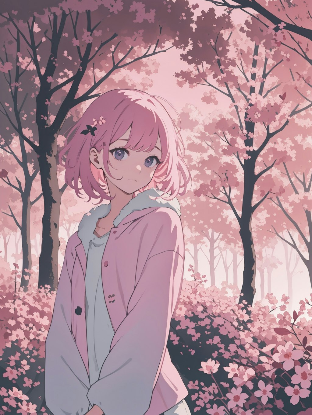 pink forest