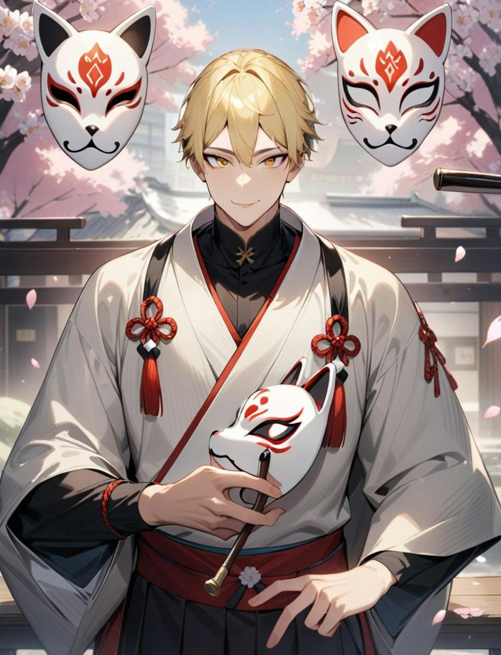 和装男子