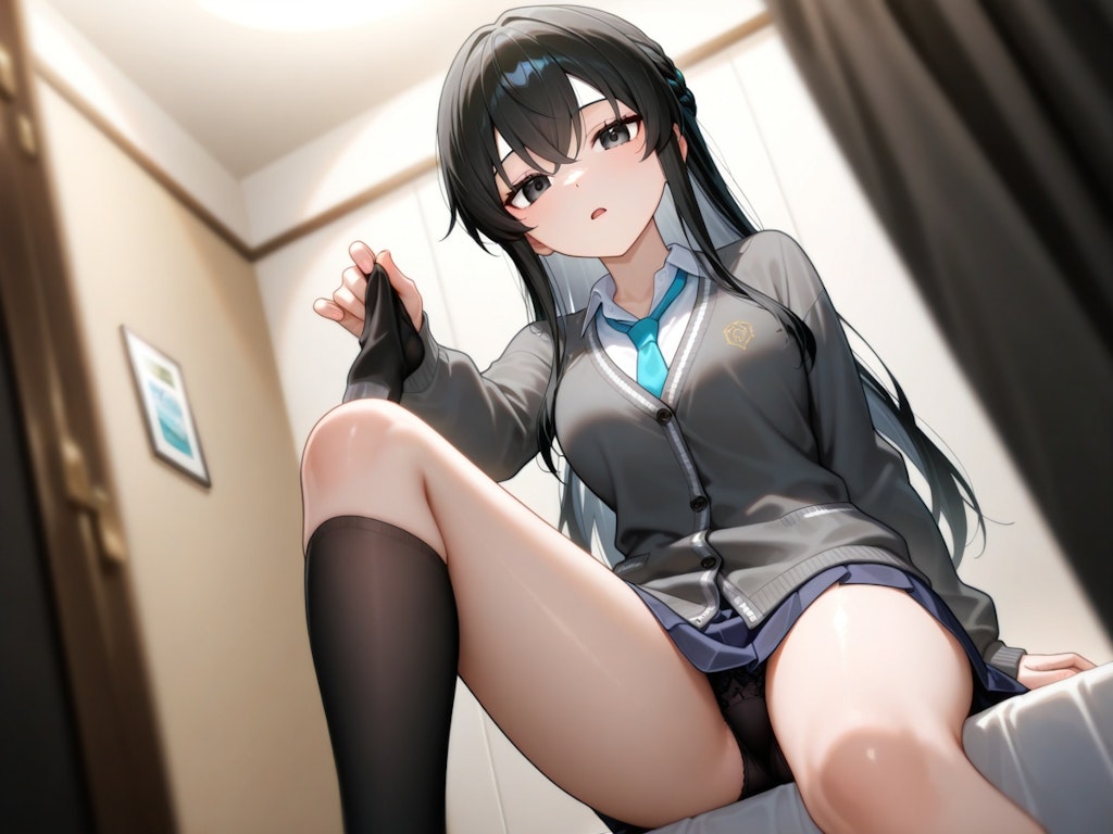 どこみてんの？