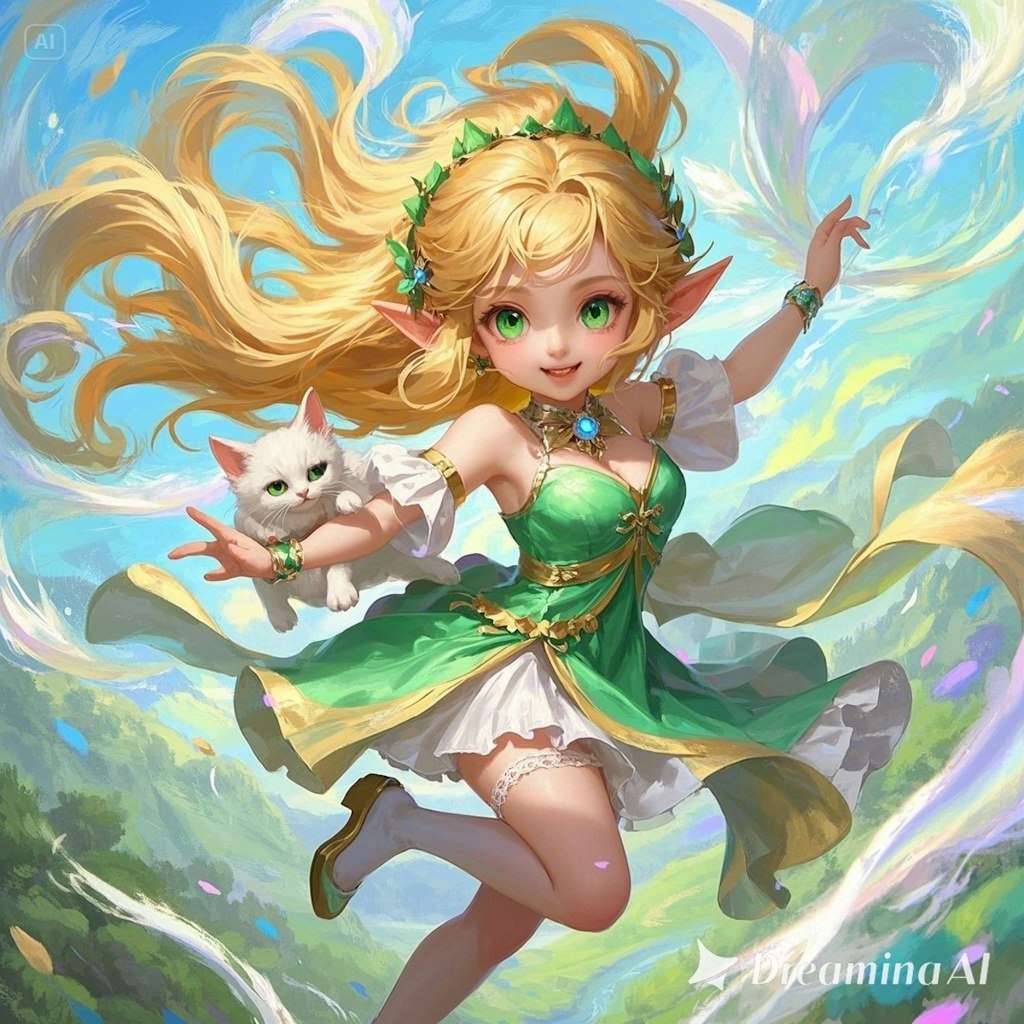 風に舞う春の妖精