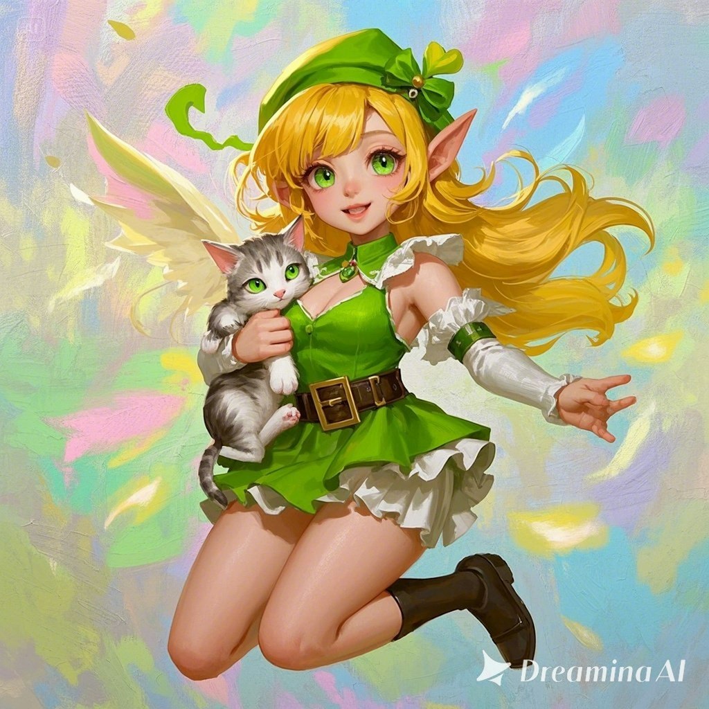風に舞う春の妖精