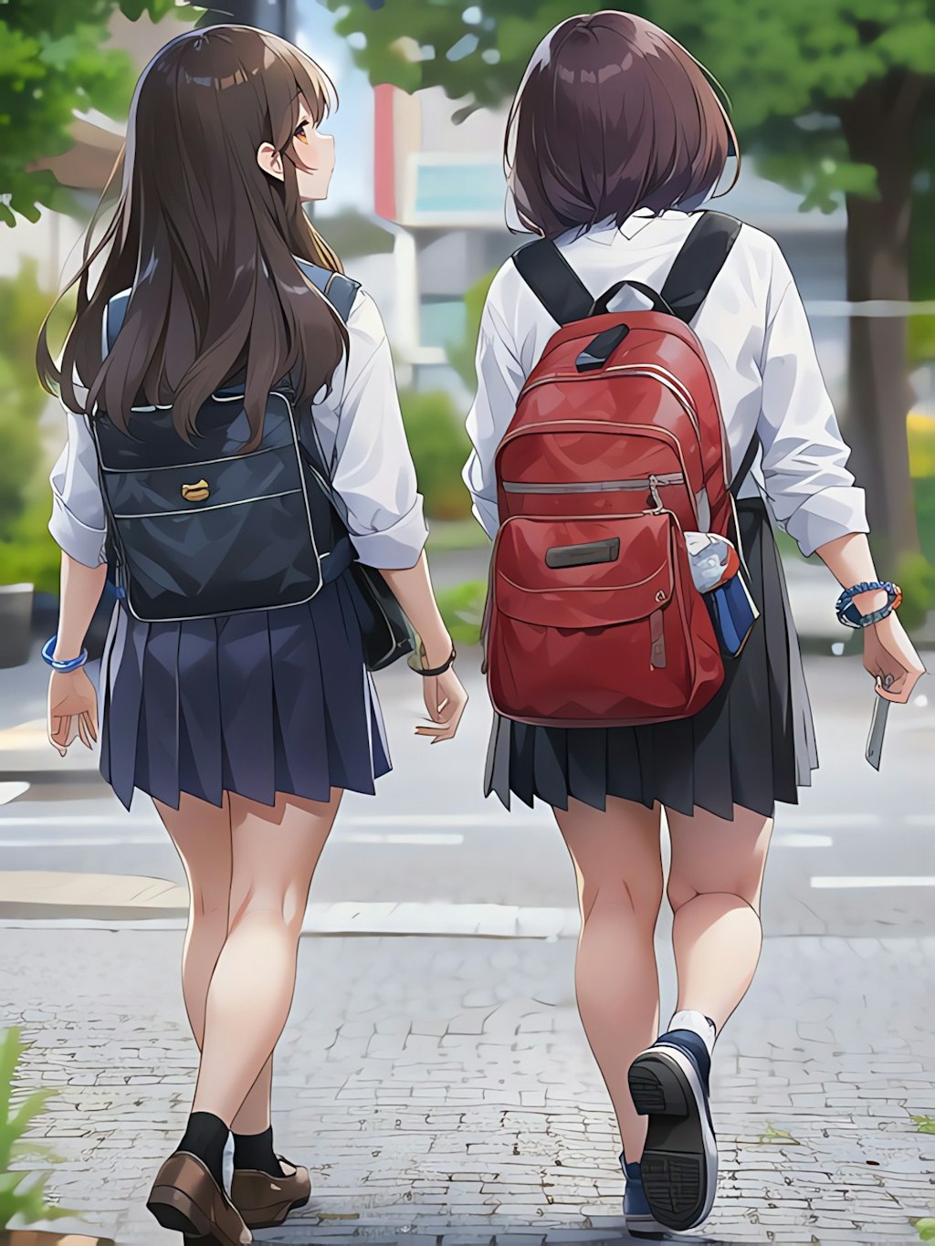 女子高生のふともも！