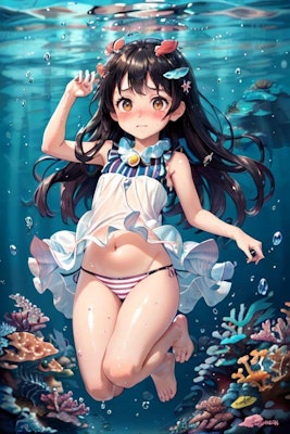 水中の少女7