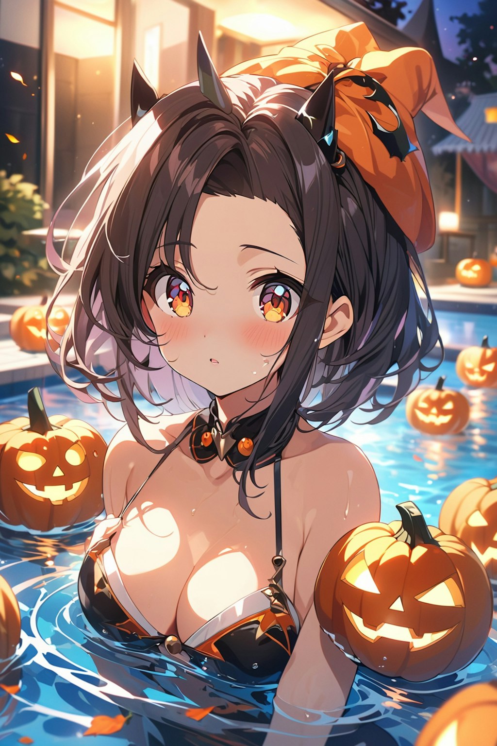 ハロウィンナイトプール