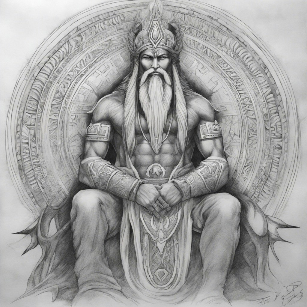 Tauramin, the god of time