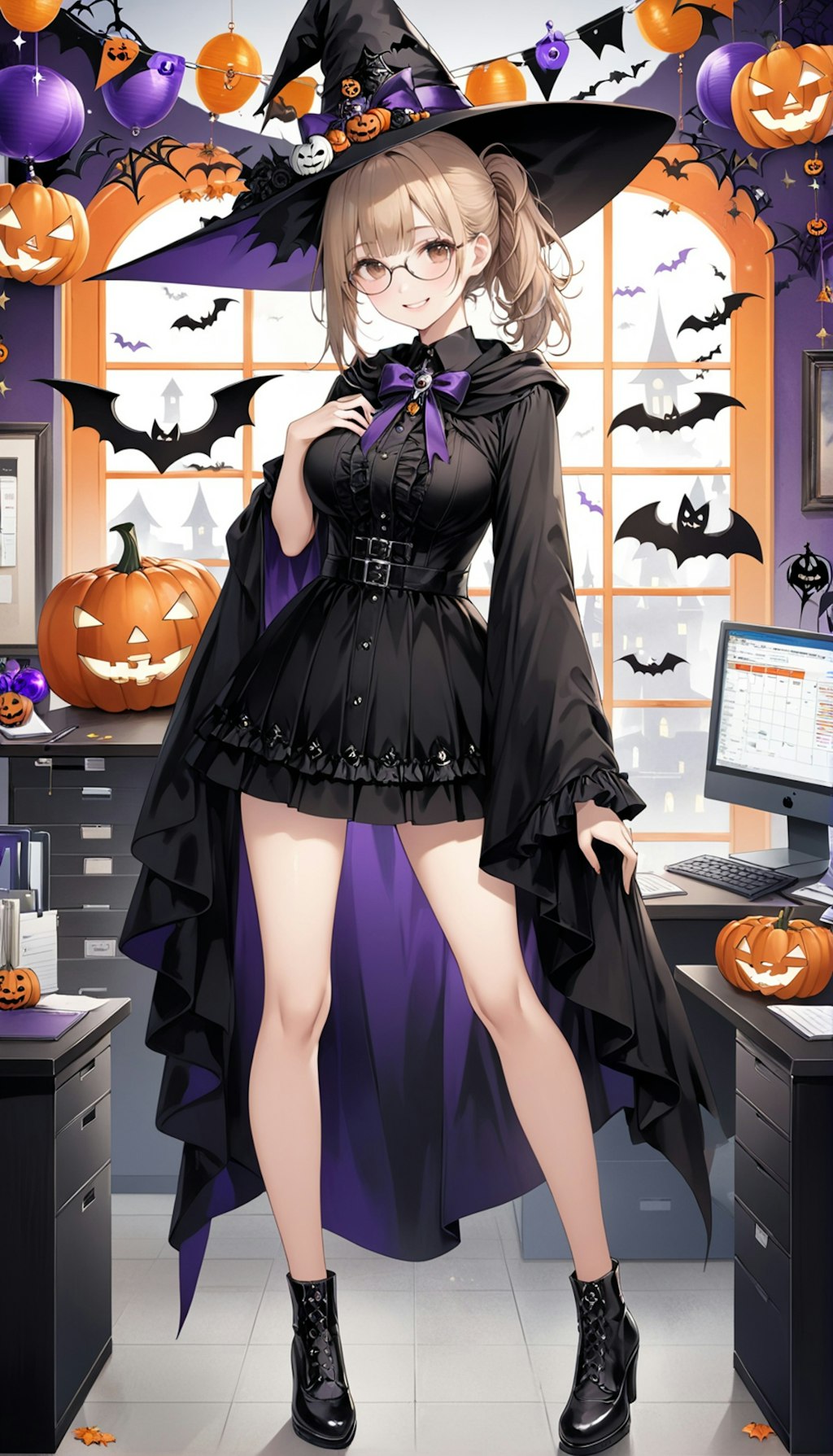 オフィスでハロウィンパーティ