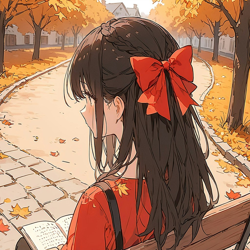 紅葉の読書