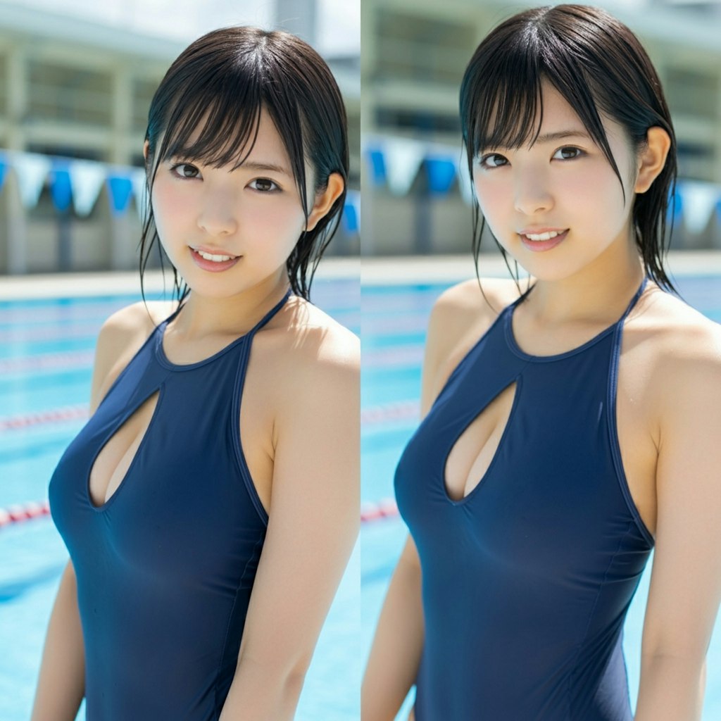 20代のスクール水着②（巨乳）