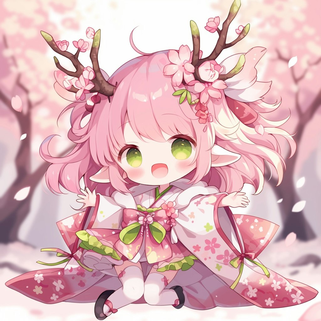 桜の妖精ちゃん