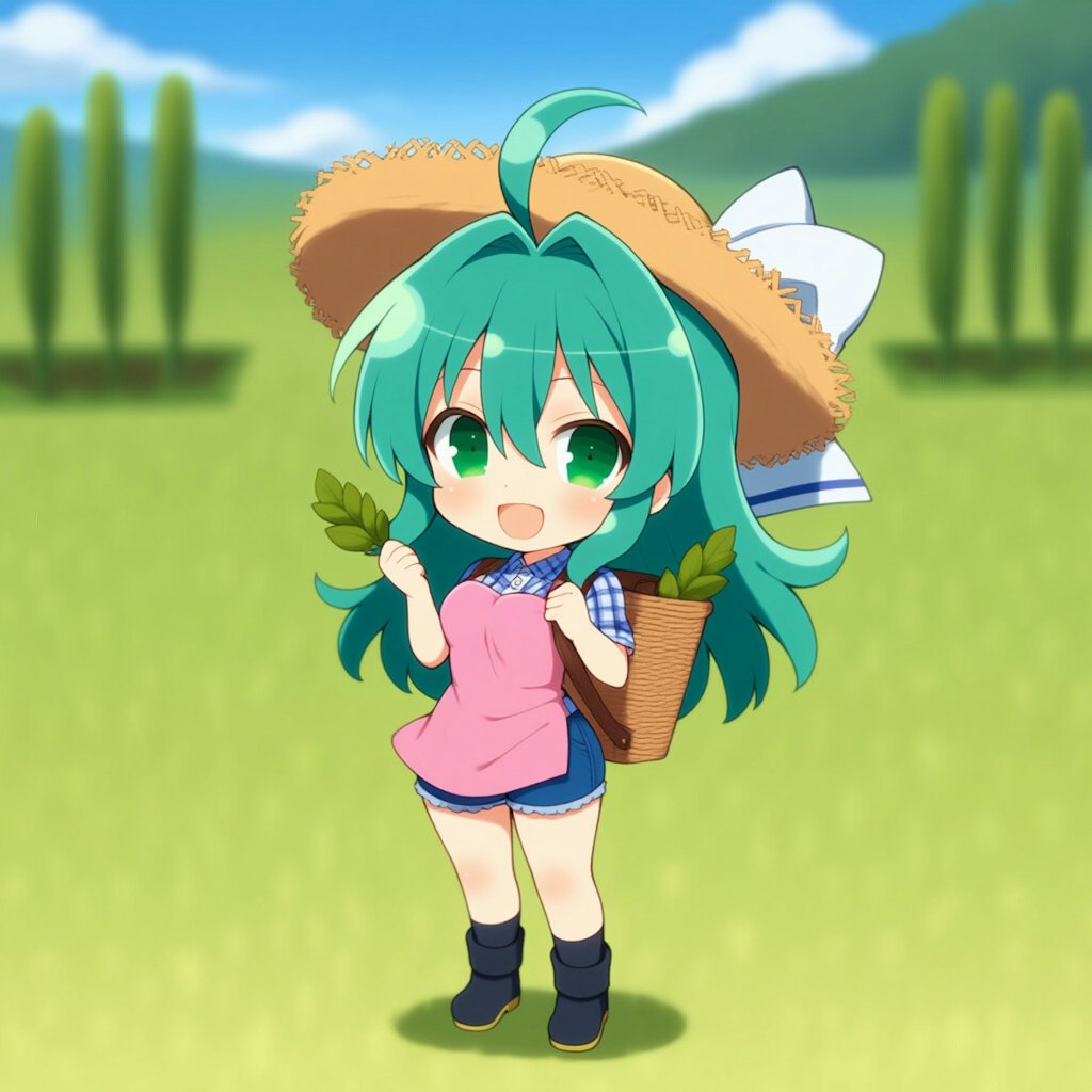 茶摘み日輪