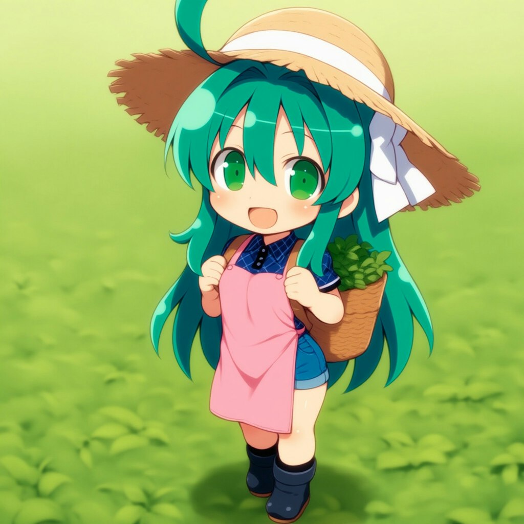 茶摘み日輪