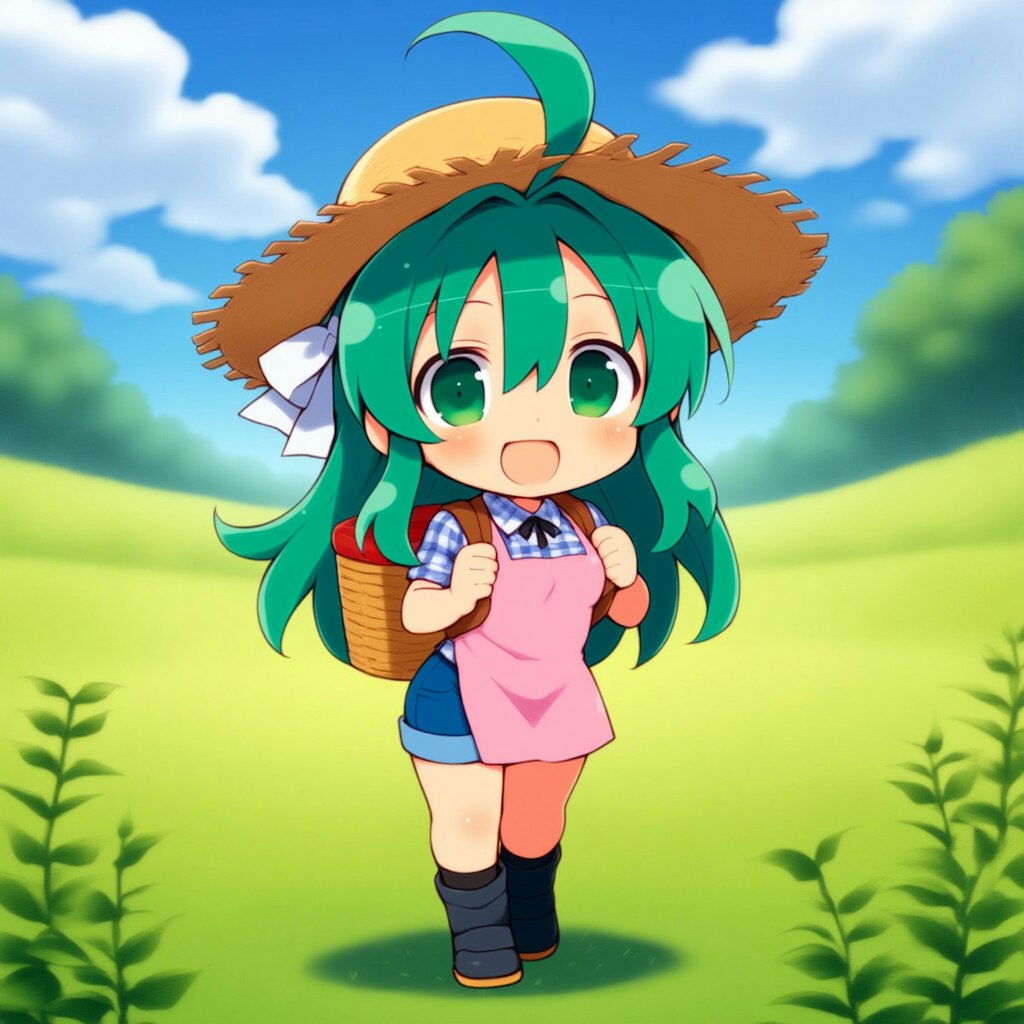 茶摘み日輪