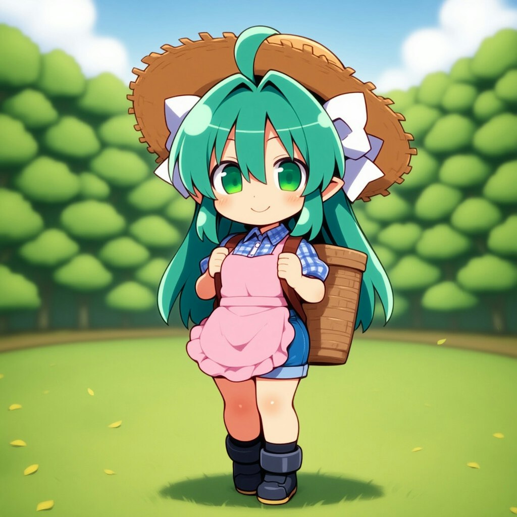茶摘み日輪