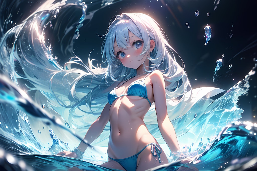 水着少女