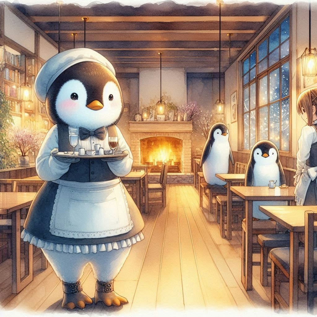 ペンギンカフェの夜