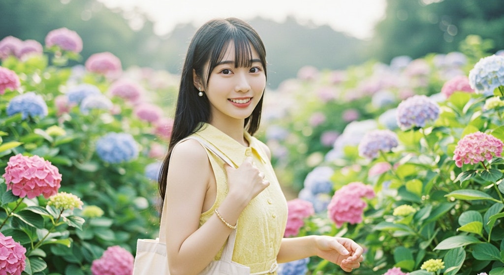公園で散歩