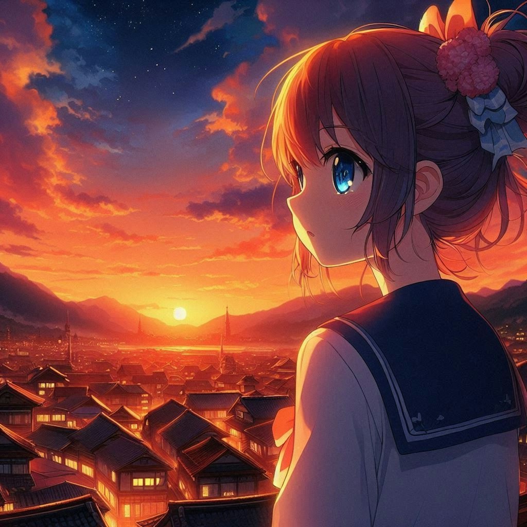 夕と夜の間