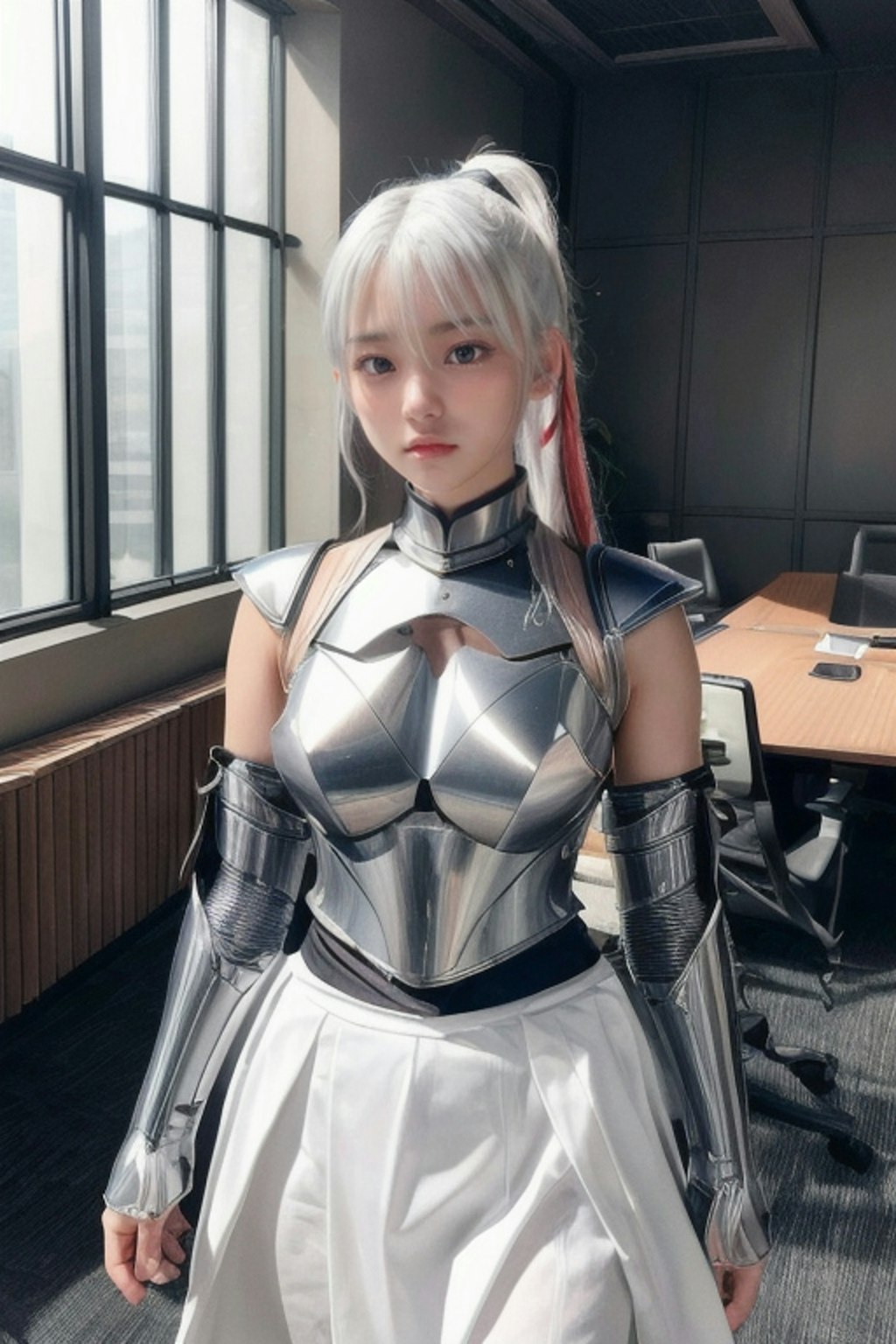 ミーティングに参加するおぱ戦士