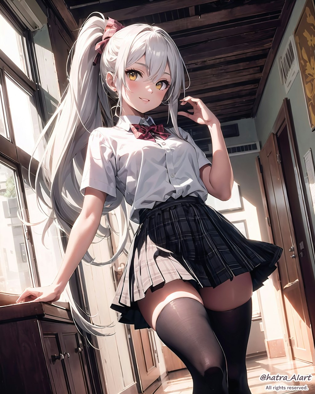 銀髪ちゃん妹の制服