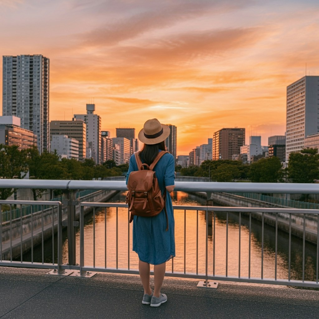 夕日