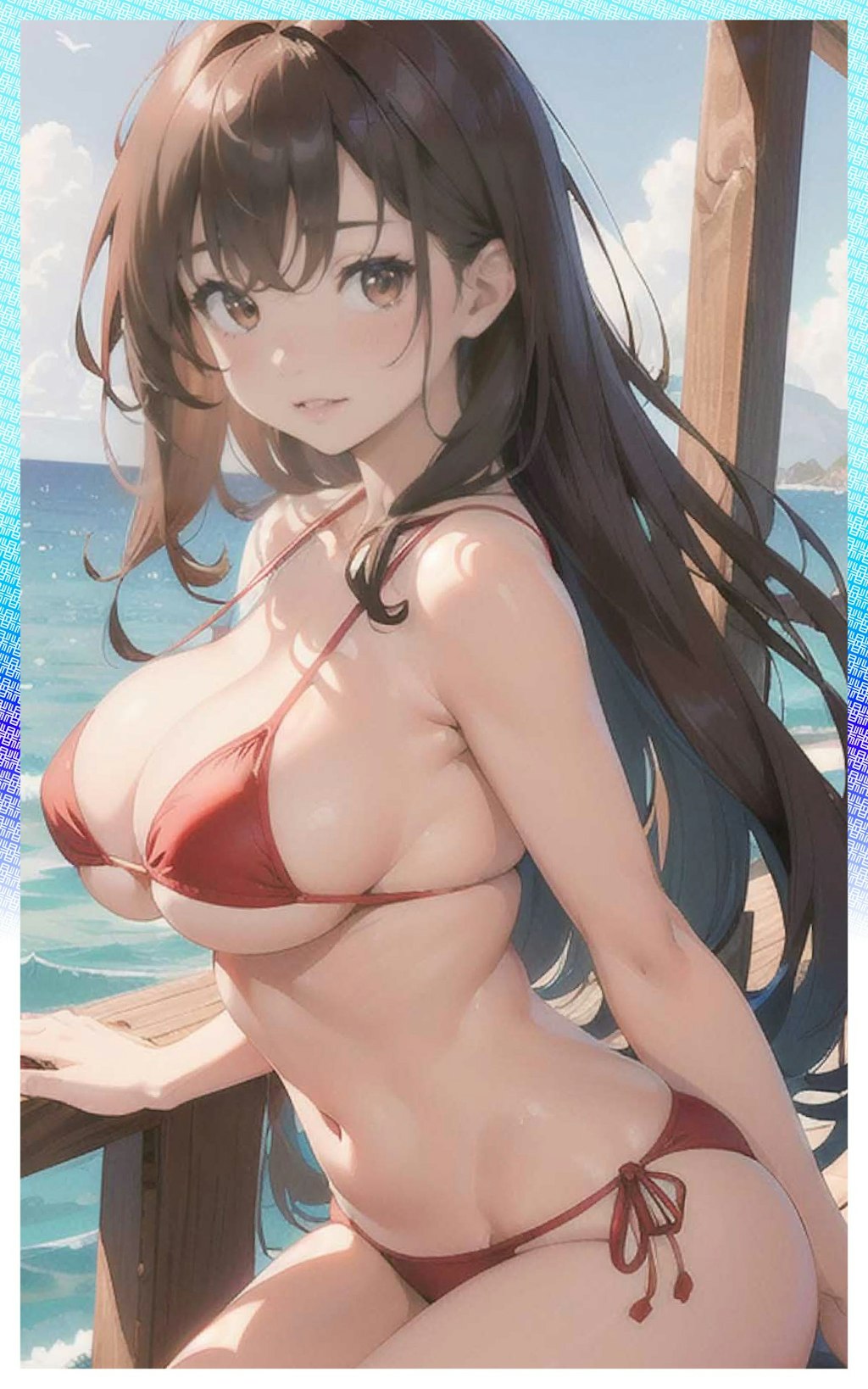 巨乳ビキニ　 big breast bikini