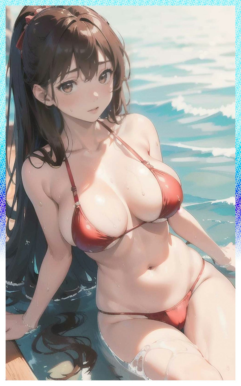 巨乳ビキニ　 big breast bikini