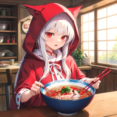 赤ずきんseafood noodle