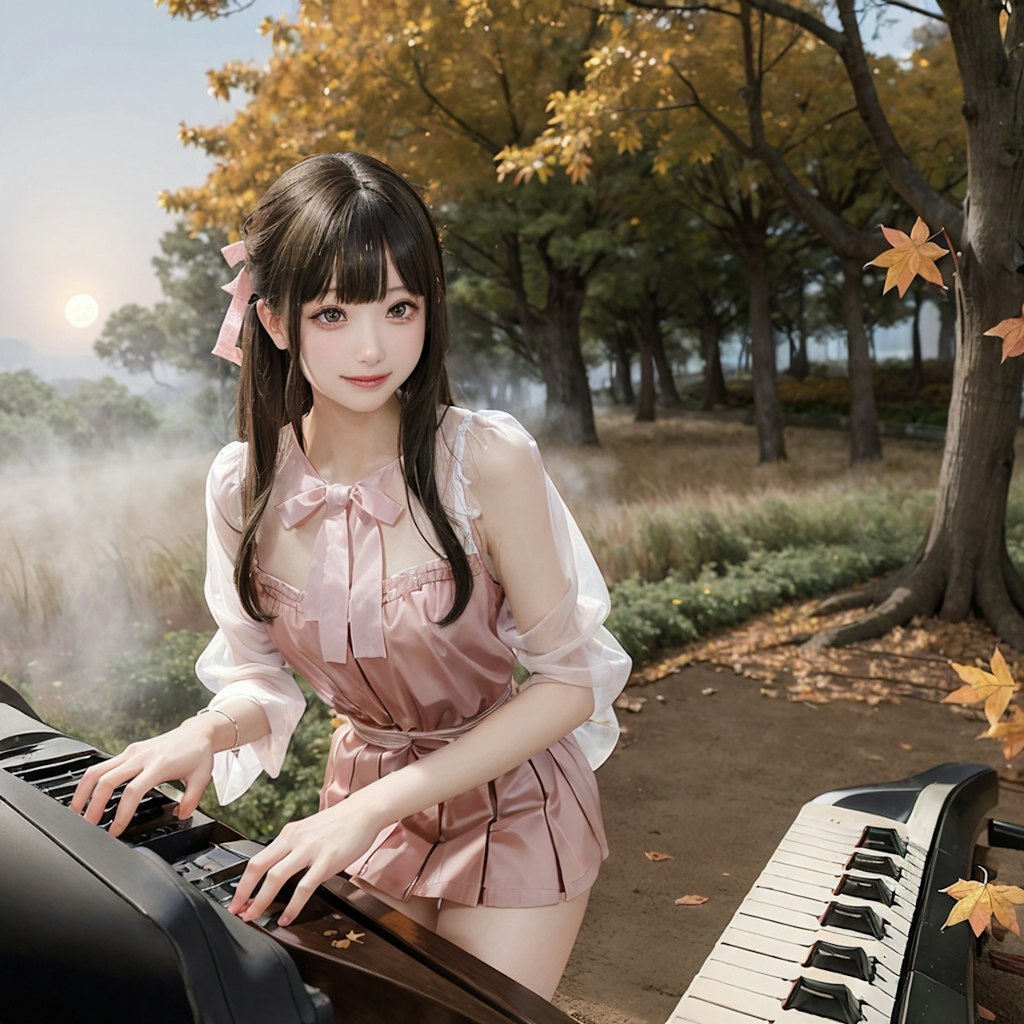 森のピアノ8（Forest of Autumn Leaves）