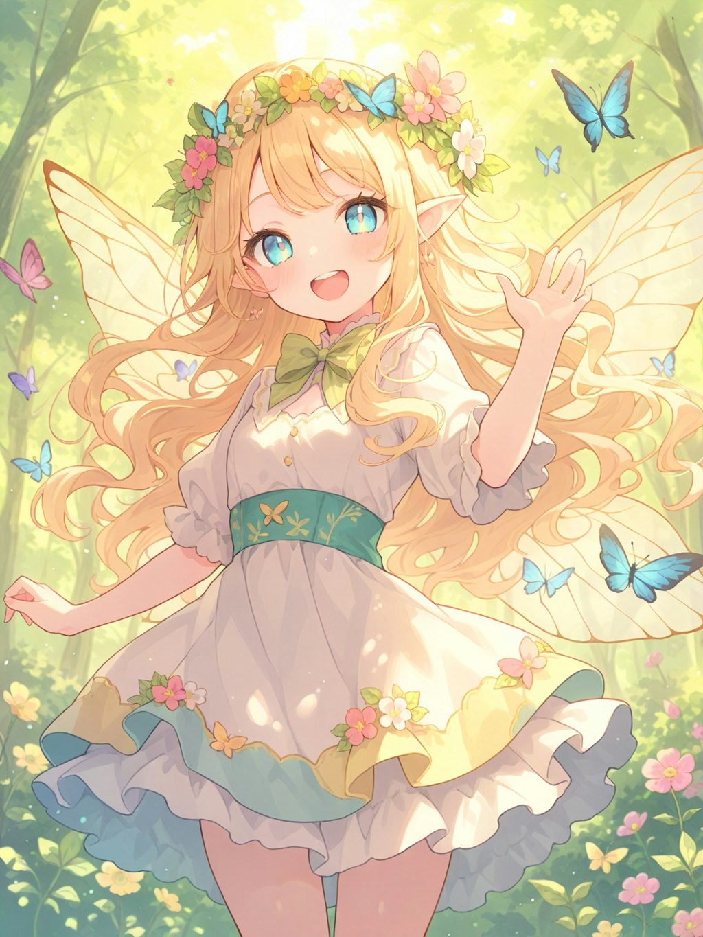 forest sunlight fairy